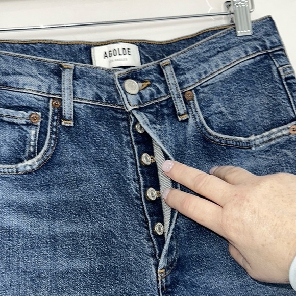 AGOLDE Riley High Rise Straight Crop Jean - Picture 9 of 14